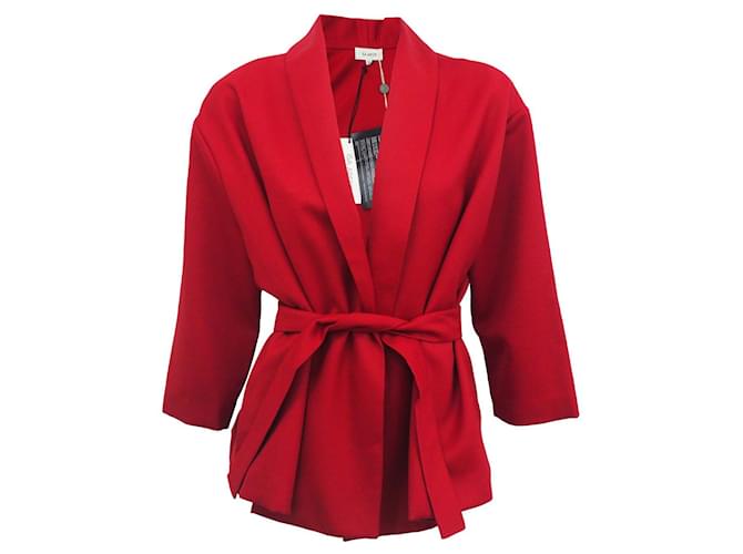 Kimono Wrap Jacket Berry
