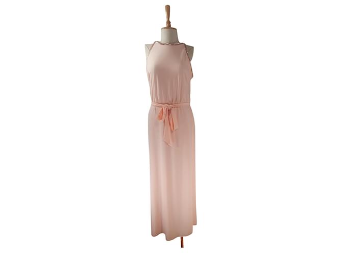 Ralph Lauren Dresses Pink Polyester Elastane  ref.576773