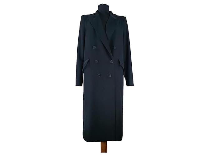 Ba Sh Coats Outerwear Black Polyester ref.576844 Joli Closet