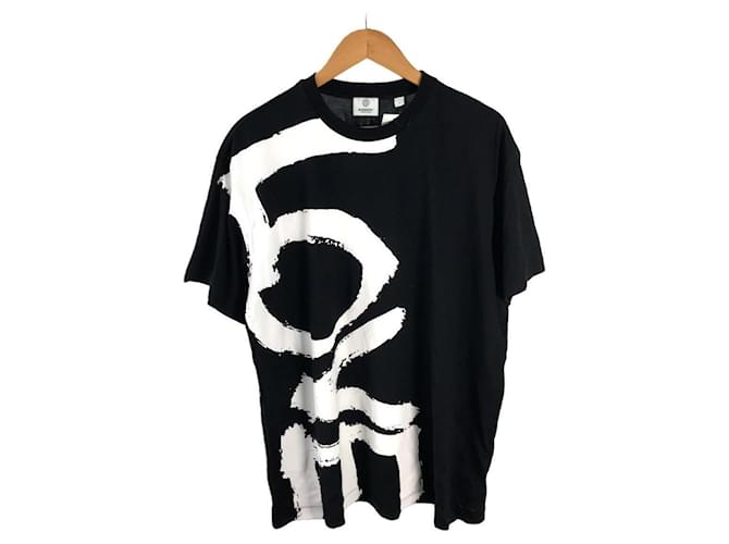 BURBERRY Love Print T-shirt / M / Cotton / BLK / Solid Black ref