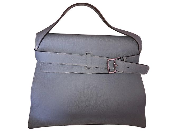 Hermès Etribelt Handtasche hellblau Leder