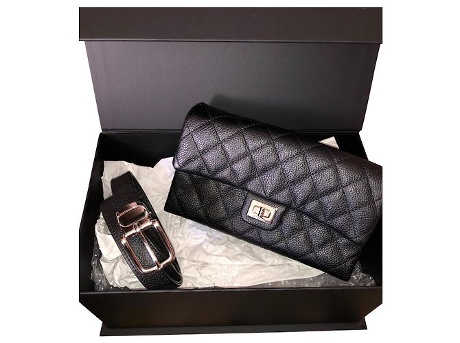 Executive Funda cinturón CHANEL UNIFORME Negro