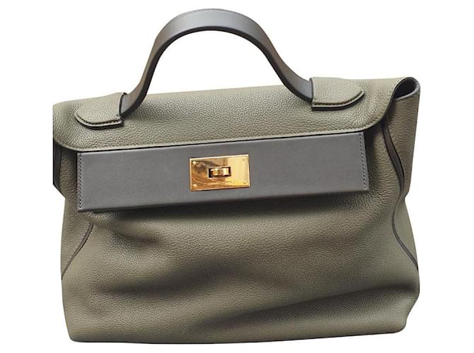Hermes Birkin Bag 35cm Vert Olive Togo Gold Hardware