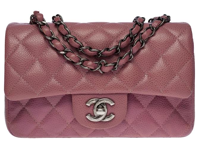 Timeless Chanel Handbags Pink Leather  ref.577025