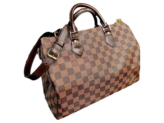 borsa di Louis Vuitton Marrone Tela  ref.577406