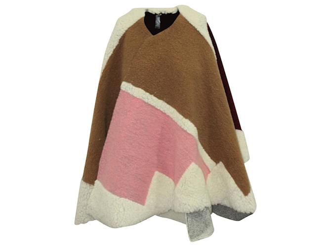 Maje Poncho in Multicolor Wool Multiple colors  ref.577565