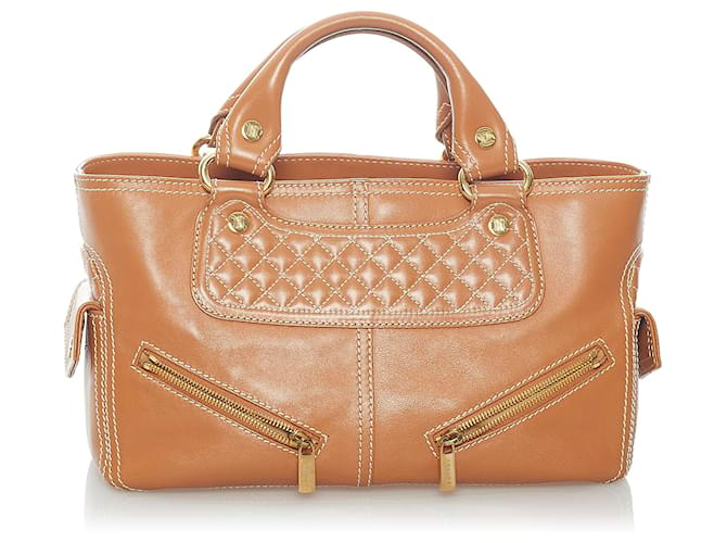 Céline Celine Brown Boogie Leather Handbag Pony-style calfskin  ref.577835