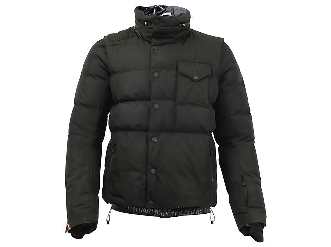 Jaqueta acolchoada Moncler Grenoble Eggstock em poliamida preta