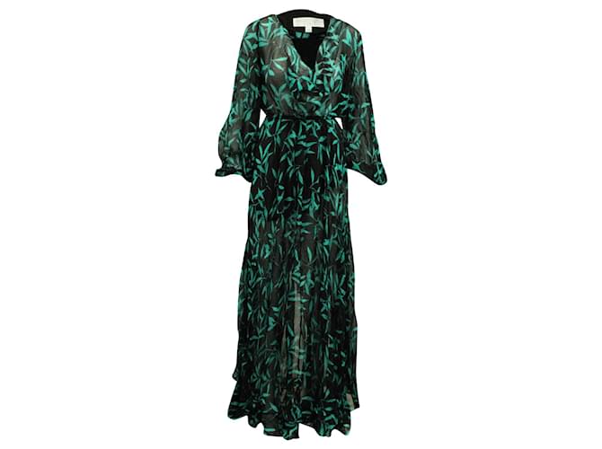 Autre Marque Caroline Constas Olivia Gown in Green Silk  ref.578242