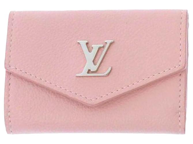 Louis Vuitton Pink Lockmini Wallet Leather Pony-style calfskin ref