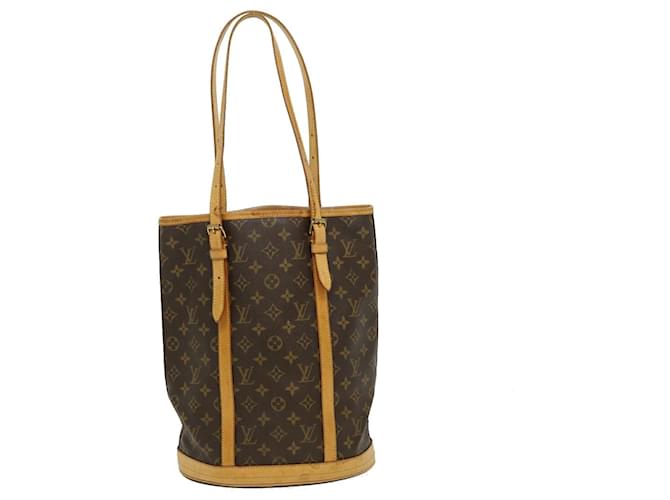 Louis Vuitton Bucket Brown Cloth  ref.578748