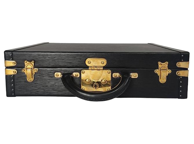 Louis Vuitton President Epi briefcase bag black Leather ref.578789 - Joli  Closet