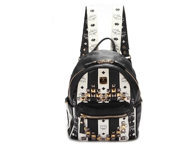 Mcm discount backpack stripe