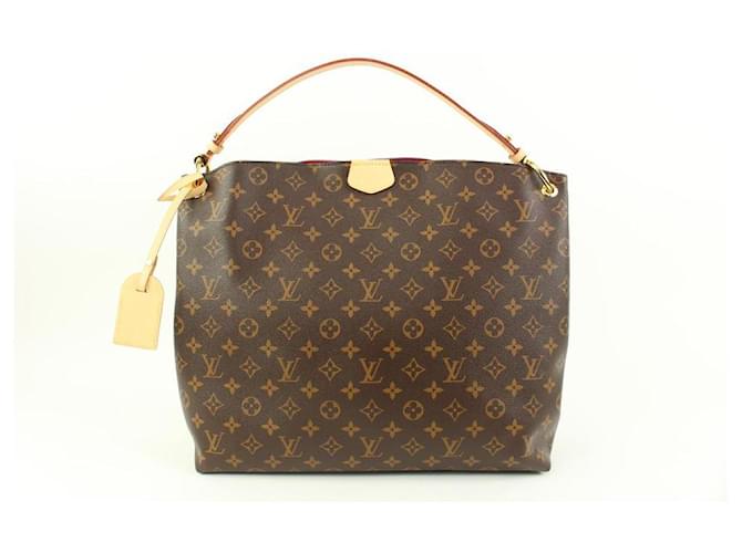 Louis Vuitton Monogram Graceful MM Hobo Bag Cuir  ref.579377