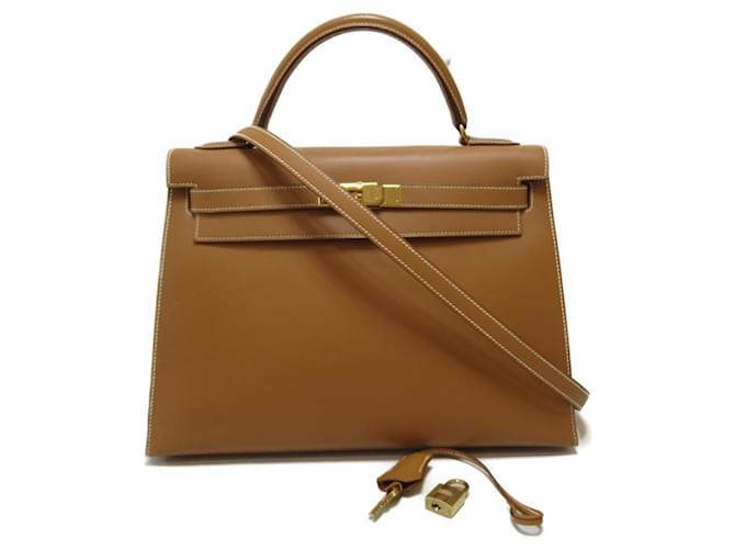 Hermès hermes kelly Brown Leather  ref.579500