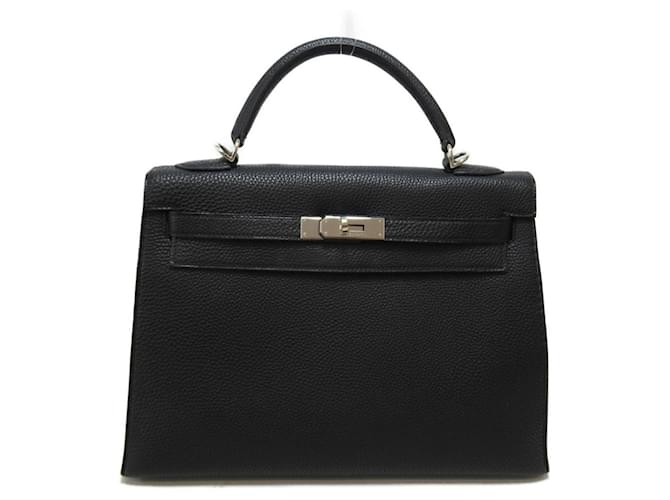 Hermès hermes kelly Black Leather  ref.579523