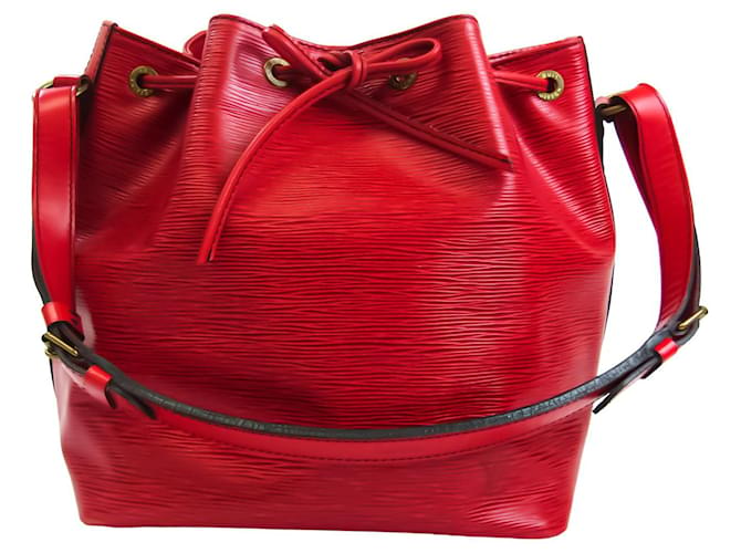 Noe Louis Vuitton Petit Noé Red Leather  ref.579697