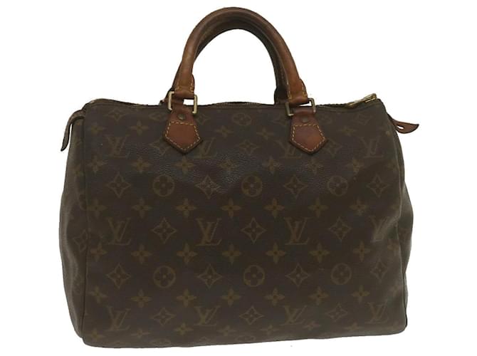 Louis Vuitton Monogram Speedy 30 M41526 Brown Cloth ref.733186 - Joli Closet