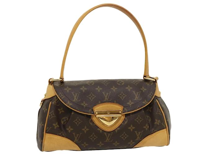 LOUIS VUITTON Monogram Beverly MM Schultertasche M40121 LV Auth 29775 Leinwand  ref.580028