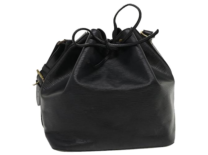 LOUIS VUITTON Epi Petit Noe Shoulder Bag Black M44102 LV Auth pt2121 Leather  ref.580050