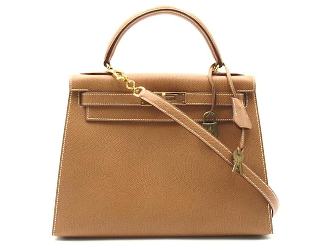 Hermès hermes kelly Brown Leather  ref.580150