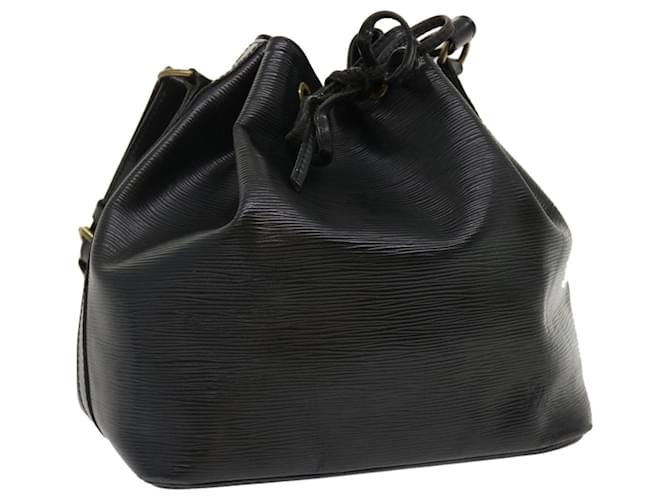 LOUIS VUITTON Epi Petit Noe Shoulder Bag Black M44102 LV Auth bs1012 Leather  ref.580795