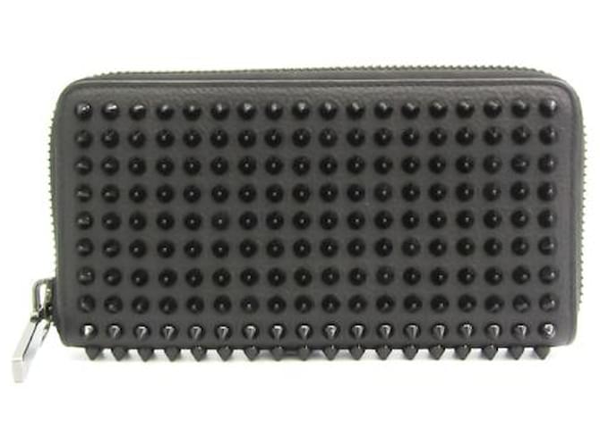 Christian Louboutin Wallet Black Leather  ref.581030
