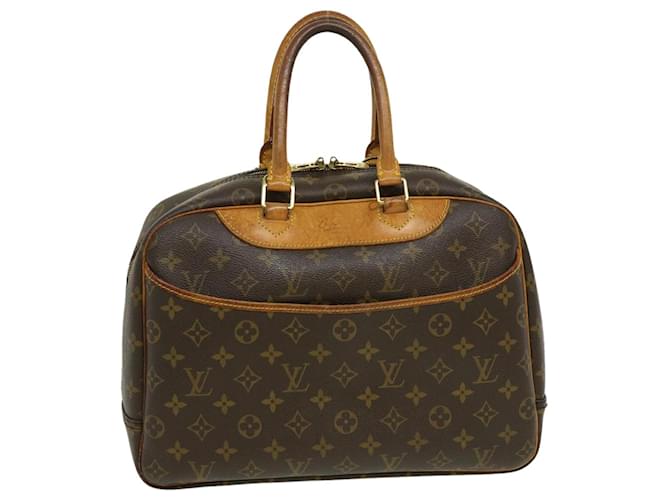 LOUIS VUITTON Monogram Deauville Hand Bag M47270 LV Auth 45311