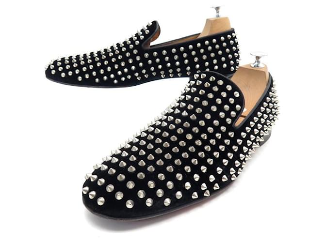 Christian Louboutin, Shoes, White Spikes Loafers Christian Loubs