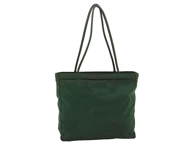 PRADA Shoulder Bag Nylon Green Auth jk1374  ref.582455