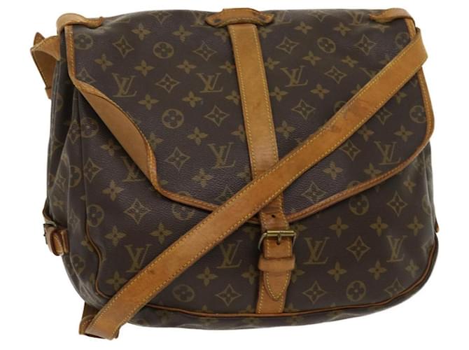 LOUIS VUITTON SAUMUR 35 MESSENGER SHOULDER BAG MONOGRAM M42254