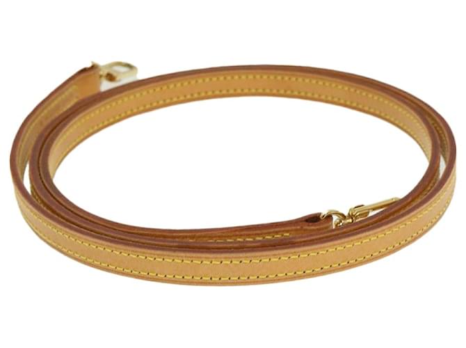 Louis Vuitton leather shoulder strap 45.3"" Beige LV Auth ar6804  ref.582726
