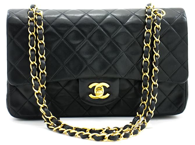 Classique Chanel Timeless Cuir Noir  ref.582757