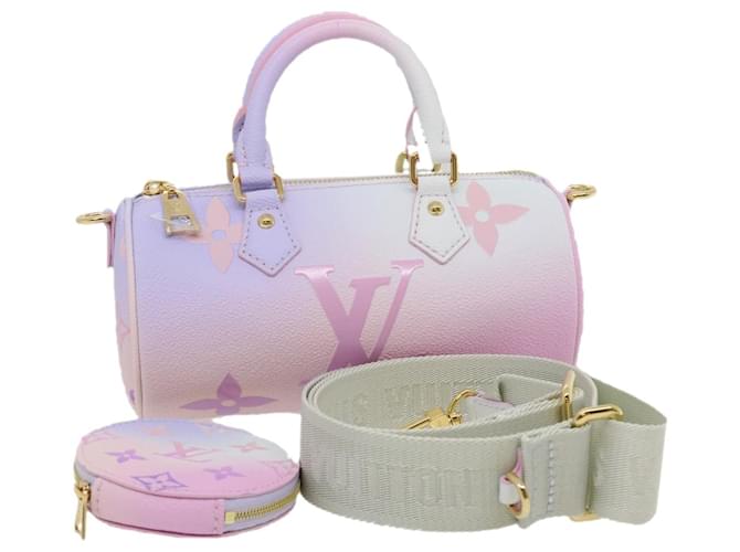LOUIS VUITTON Monogram gradient Papillon BB Shoulder Bag Pink M46078 auth 29690a Cloth  ref.582804