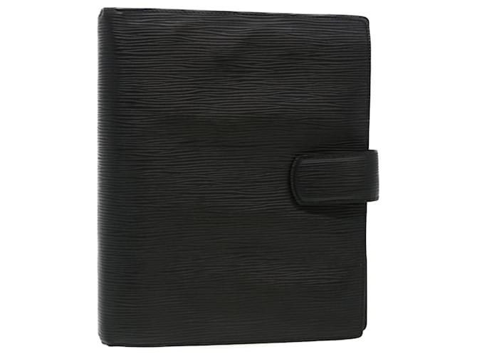 LOUIS VUITTON Epi Agenda GM Day Planner Cover Black R20212 LV Auth nh583 Leather  ref.583123