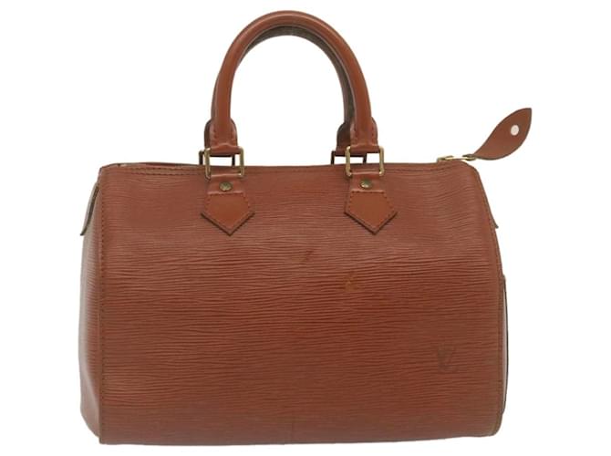 Louis Vuitton Epi Speedy 25 Hand Bag Kenia Brown M43013 LV Auth pt996 Leather  ref.583658