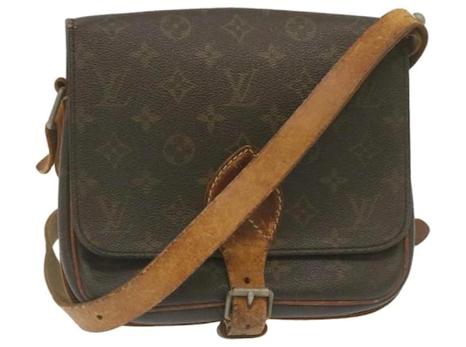 Louis Vuitton Vintage Canvas Cartouchiere MM Messenger Bag M51253