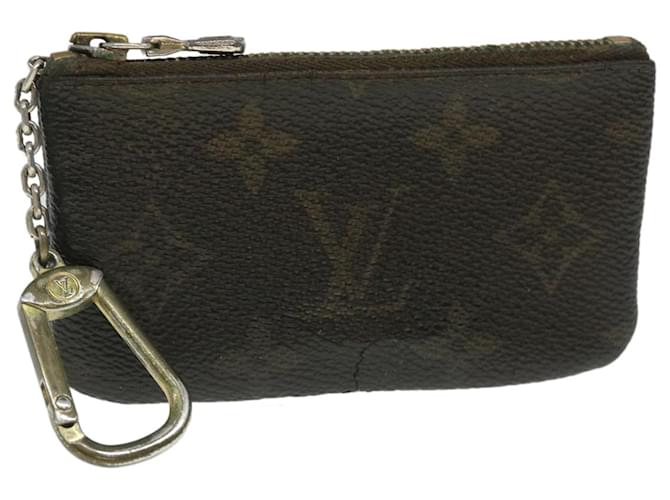 Authentic Louis Vuitton Monogram Pochette Cles Coin Case M62650