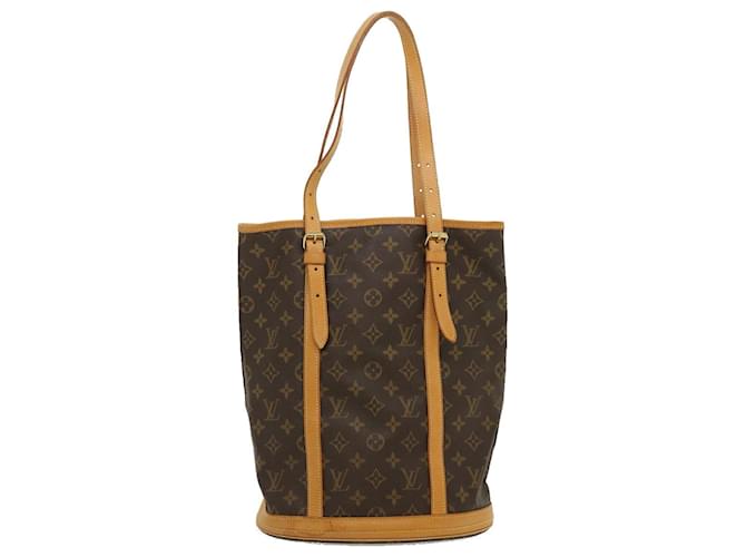 Louis Vuitton Bucket Brown Cloth  ref.583954