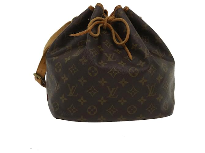 LOUIS VUITTON Monogram Petit Noe Shoulder Bag M42226 LV Auth jk1143 Cloth  ref.584028