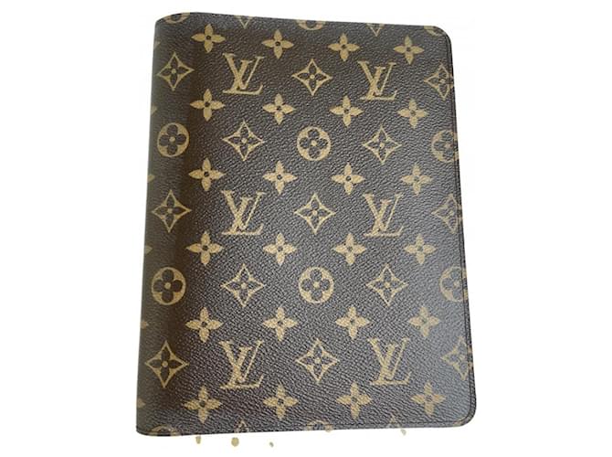 Louis Vuitton Desk cover Brown Cloth  ref.584208