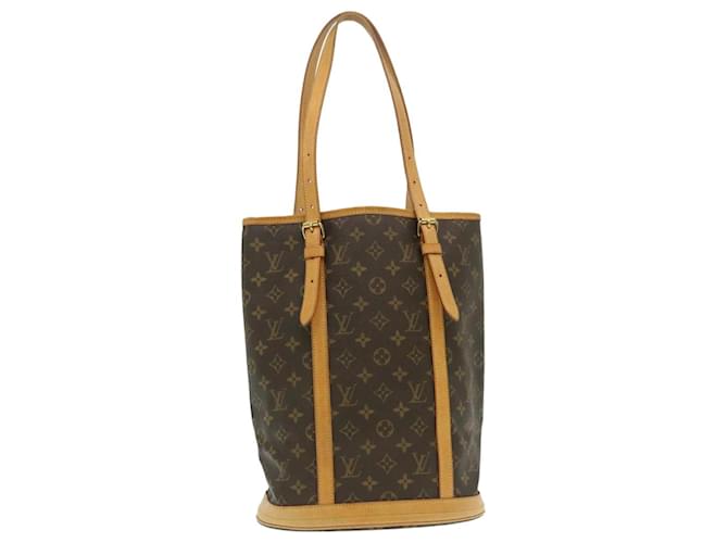 LOUIS VUITTON Monogram Bucket GM Bolsa de Ombro M42236 LV Auth ac645 Lona  ref.584391