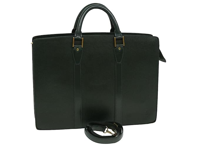 LOUIS VUITTON Taiga Porte Documnts Rozan Business Bag Epicea M30054 Auth th2713 Leather  ref.584524