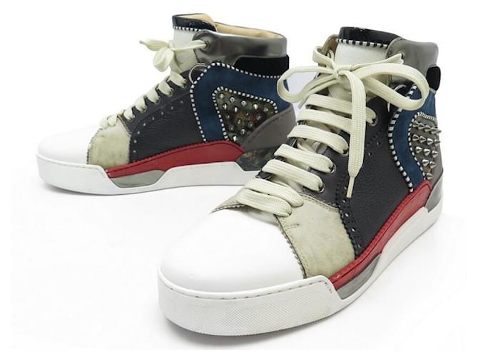 CHRISTIAN LOUBOUTIN SHOES LOUBIKICK SNEAKERS 41 LEATHER SNEAKERS Multiple colors  ref.584654