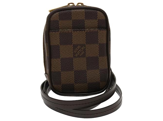 LOUIS VUITTON Etui / Okapi Size PM Damier Ebene Canvas Brown N61738