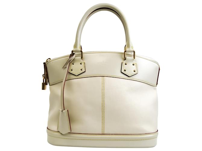 Louis Vuitton Lockit White Leather  ref.584777