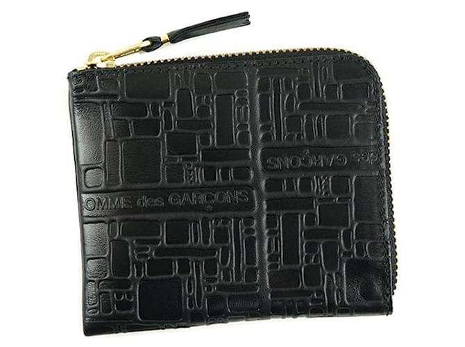 Comme Des Garcons Wallets Small accessories Black Leather  ref.586039