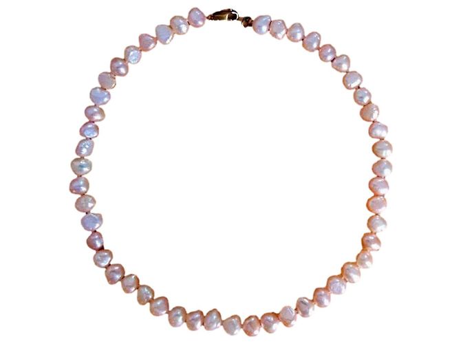 Autre Marque Collar de perlas de agua dulce Birks Canada Rosa