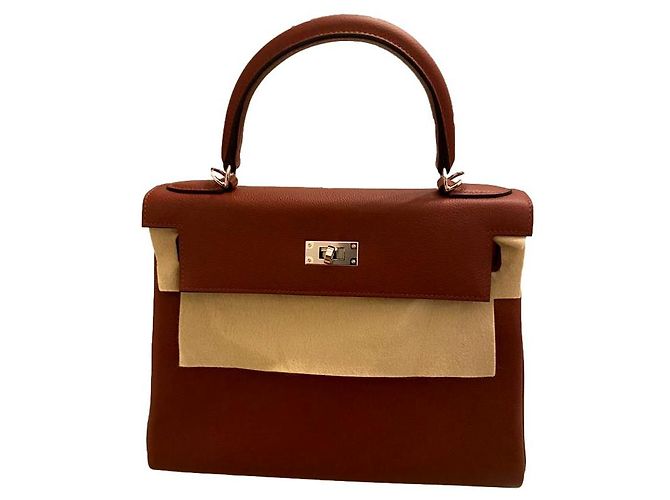 Hermès Kelly 28 Rosso Vitello simile a un vitello