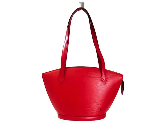 Louis Vuitton Saint Jacques Red Leather  ref.580311